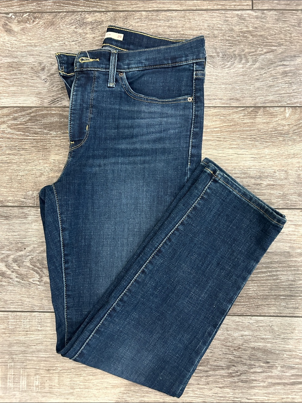 Levi's Women's Dark Blue Straight Leg Jeans